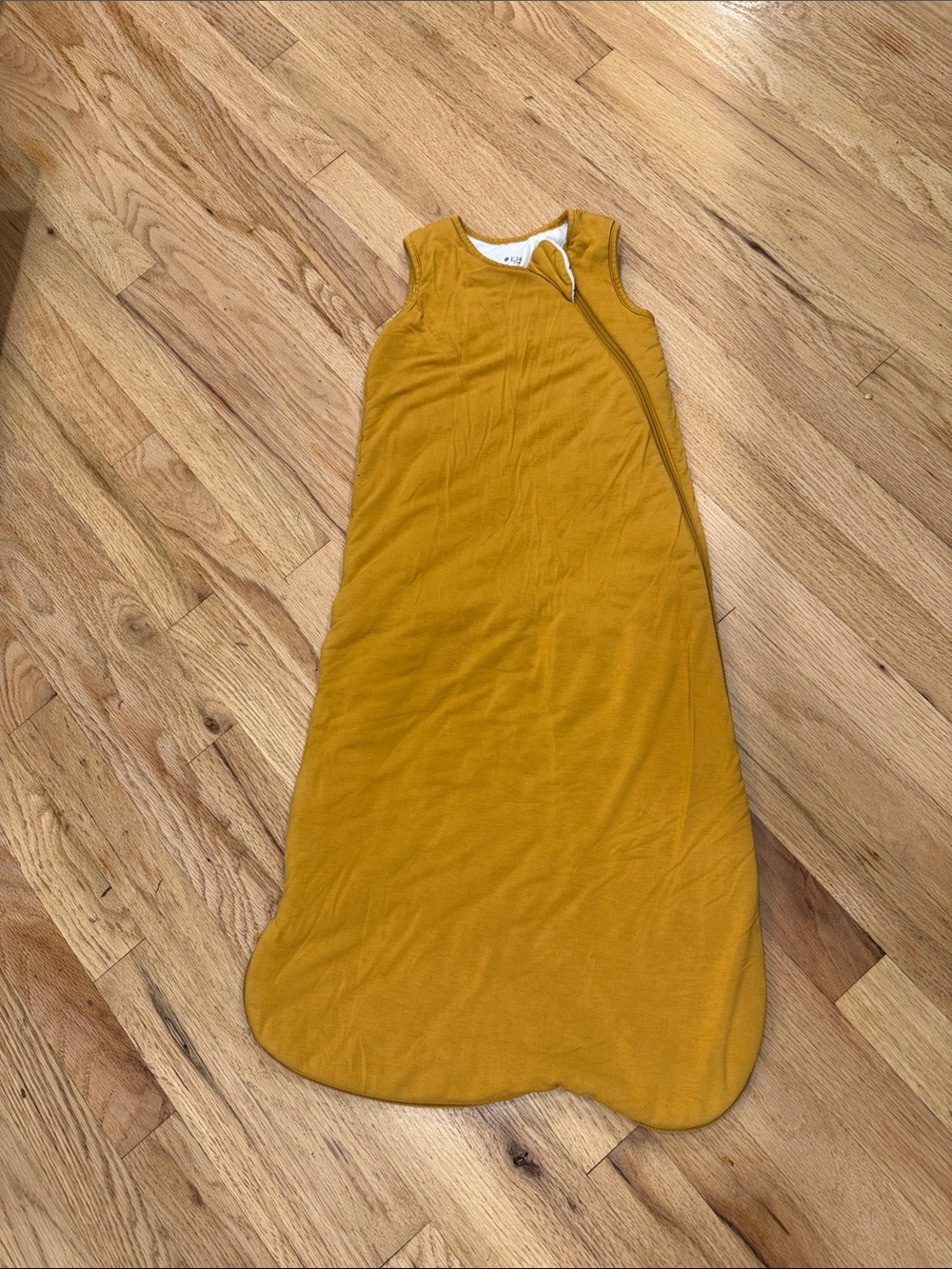 Goldenrod yellow Sleeveless kite baby Kids Sleep Sack - 2.5 tog medium M